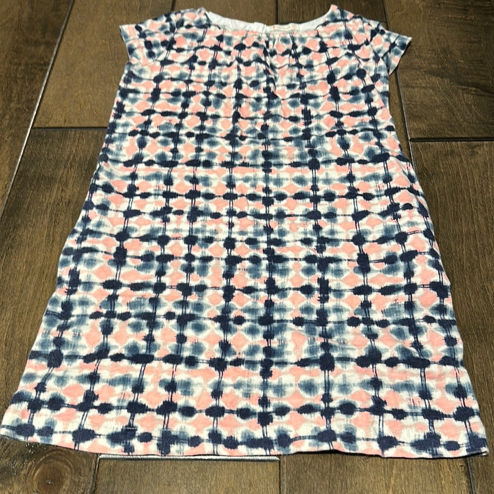 EUC Crewcuts by J Crew printed sheath dress with pockets size 10